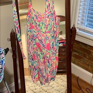 Lilly pulitzer romper with belt